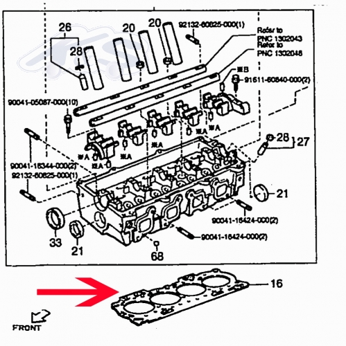 Cylinderhead gasket